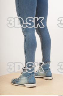 Calf blue jeans of Oxana  0004